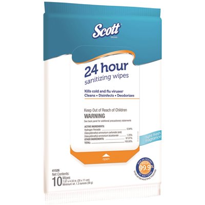 1 SOFTPACK 10 WIPES