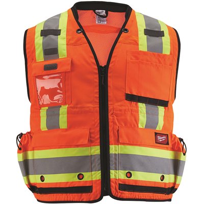 SAFETY VEST ORANGE SM/MD