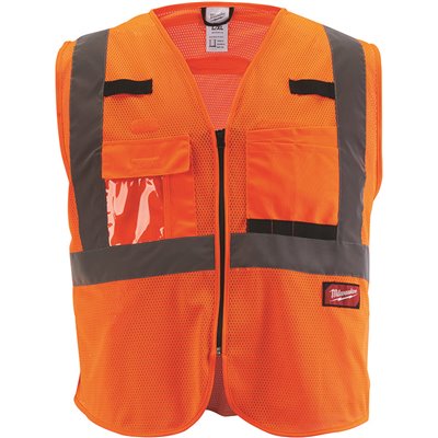 SAFETY VEST ORANGE SM/MD