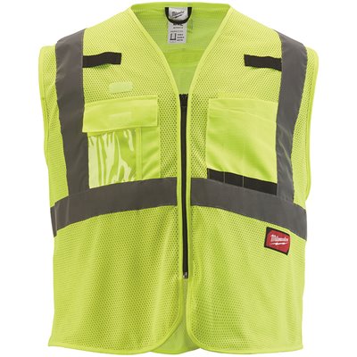 SAFETY VEST YELLOW 4XL/5XL