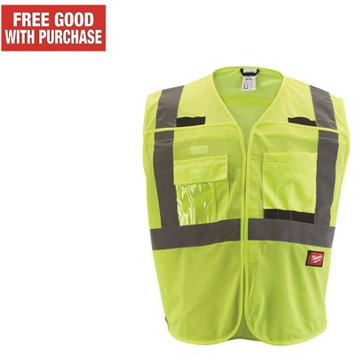 SAFETY VEST YELLOW LG/XL