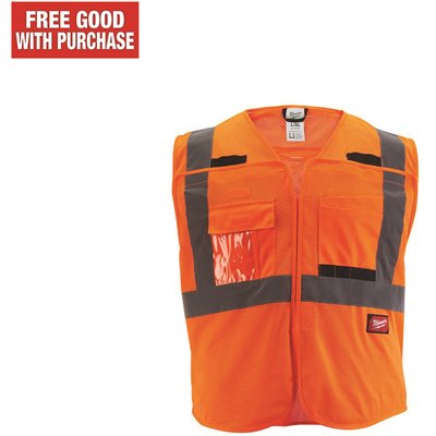 SAFETY VEST ORANGE SM/MD