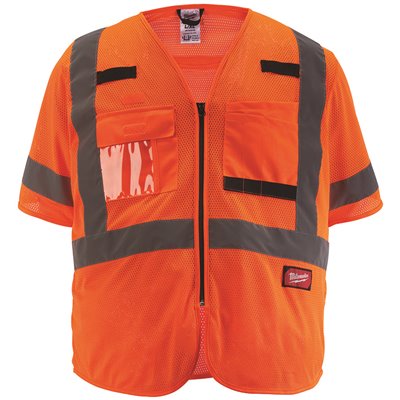 SAFETY VEST ORANGE SM/MD