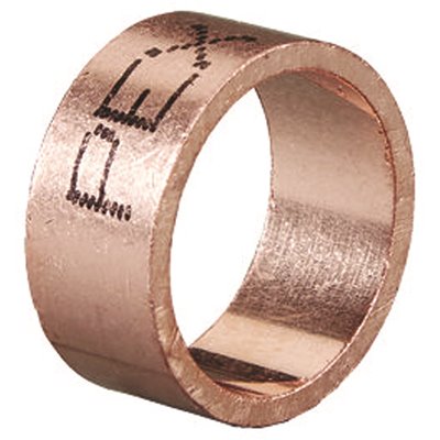 COPPER CRIMP RING, 1"