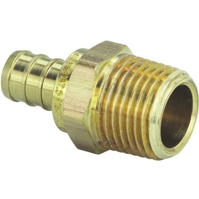 BRASS PEX MALE ADPATER 1" BA