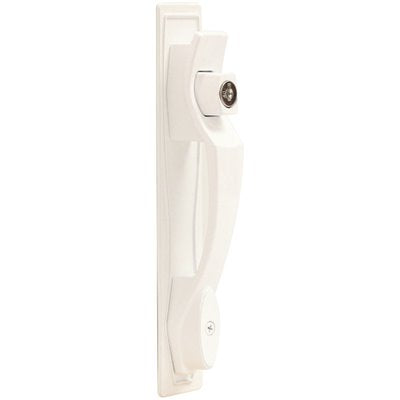 LATCH KIT W/KEYED LOCK WHITE