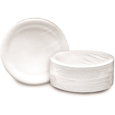 HD 9" PAPER PLATE WHT 500CS