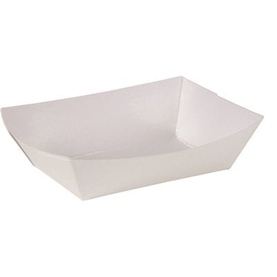 #500 WHITE FOOD TRAY