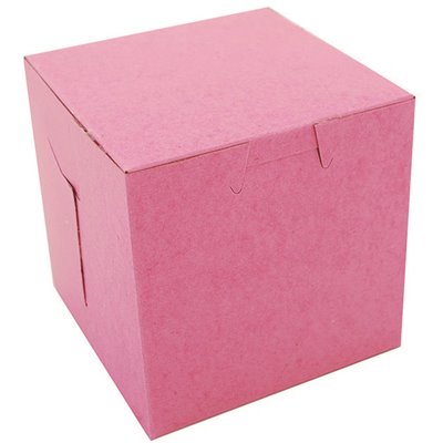 PINK BAKERY BOX TUCK-IN LID