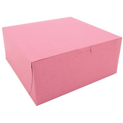 PINK NON-WINDOW BAKERY BOX