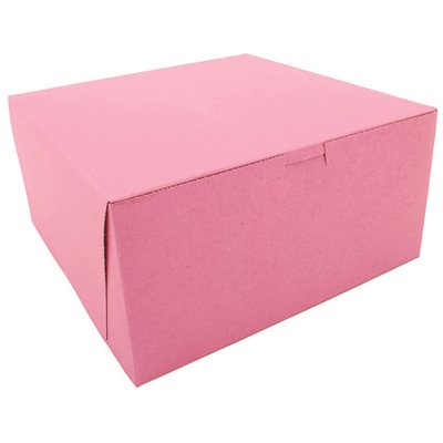 PINK NON-WINDOW BAKERY BOX