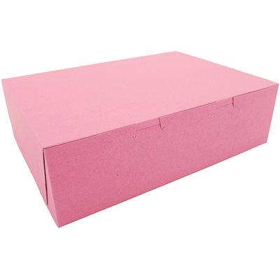 PINK NON-WINDOW BAKERY BOX