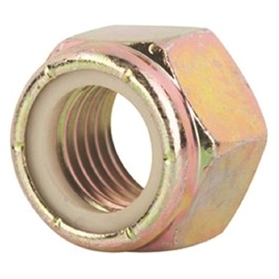 NYL LOCKNUT GRD8 YLW 5/16-18